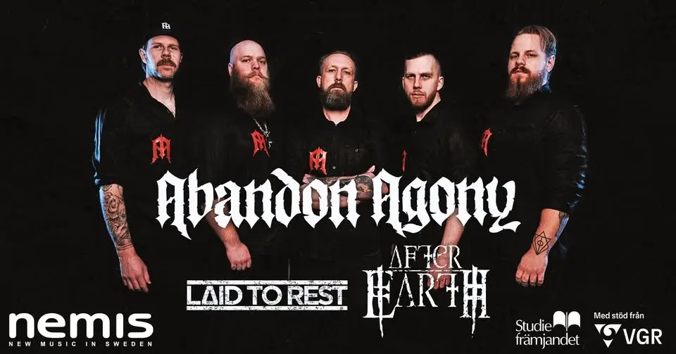 ABANDON AGONY + LAID TO REST + AFTER EARTH