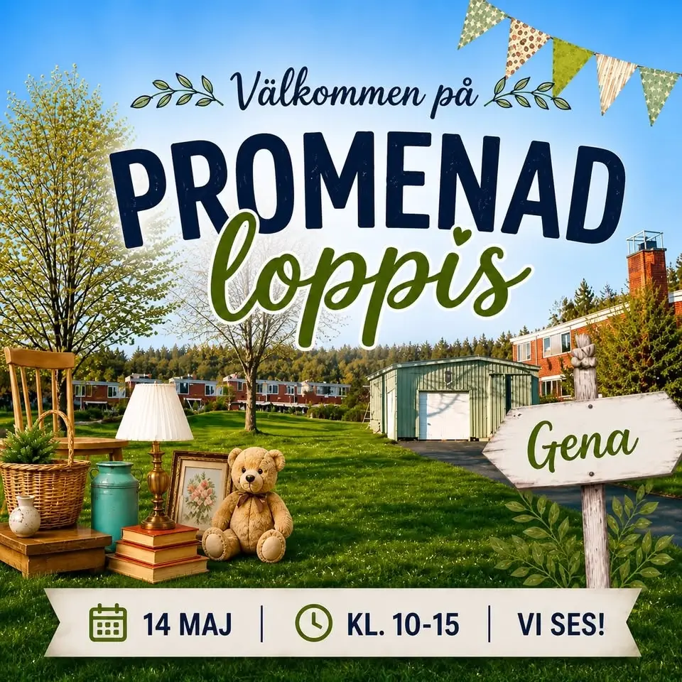 Promenadloppis på Gena