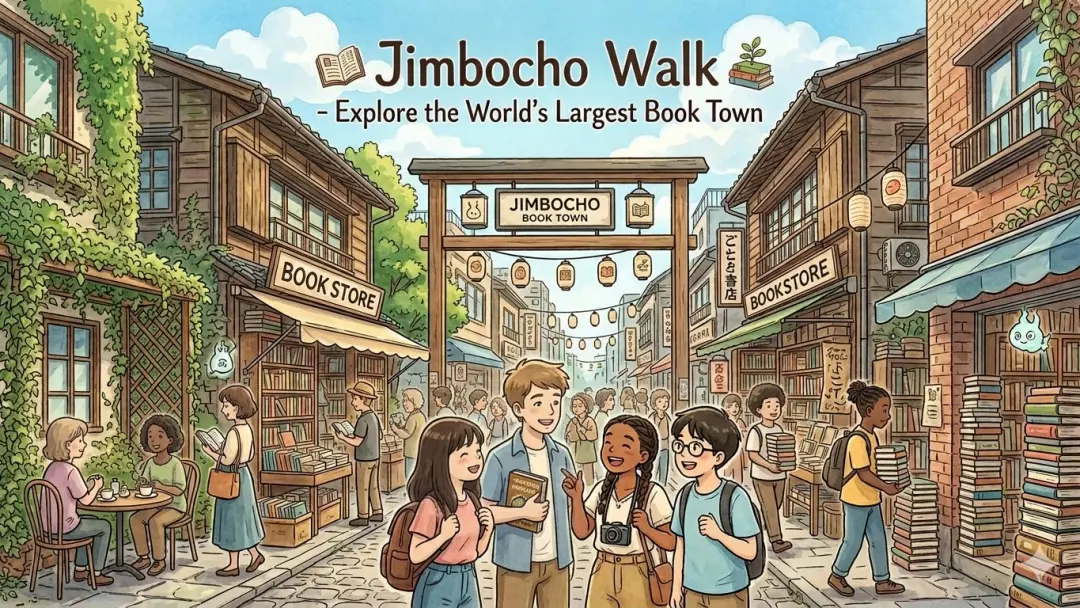 📚📖 Jimbocho Walk 🚶♂️🚶♀️ Explore the World’s Largest Book Town