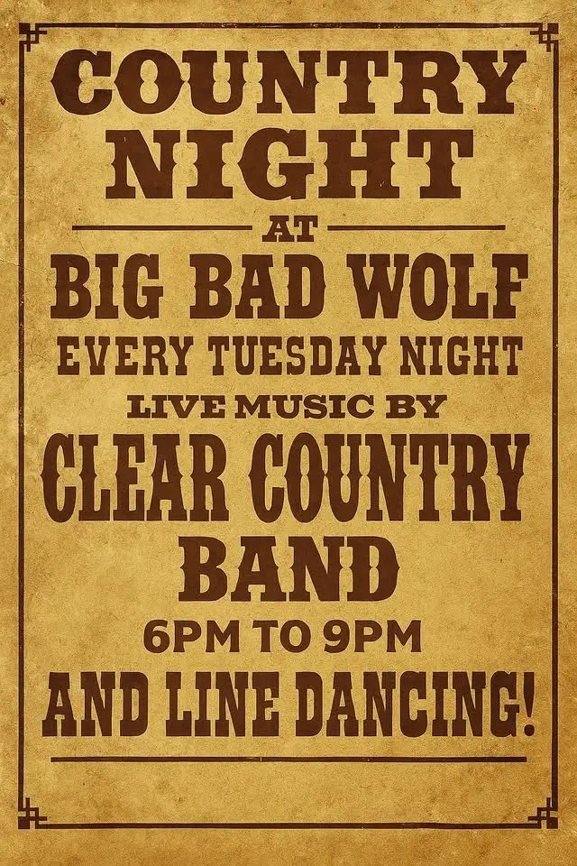 Clear Country Every Tuesday Night