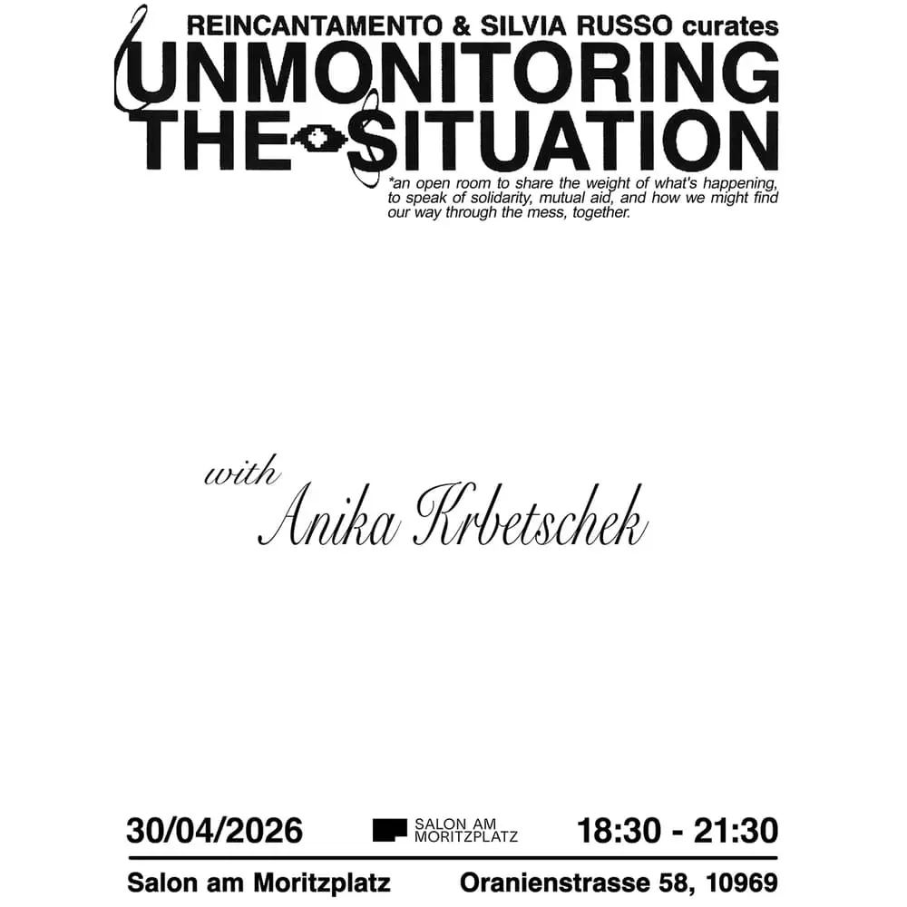 Unmonitoring the Situation Episode 1 with Anika Krbetschek