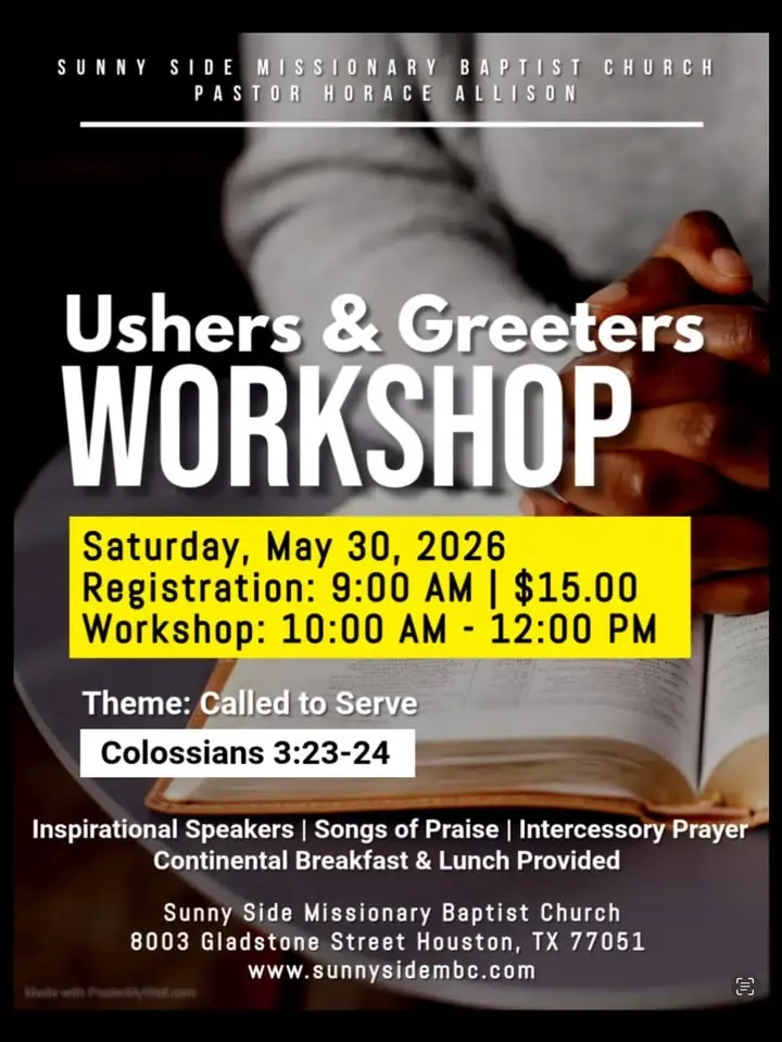 Ushers and Greeters Workshop