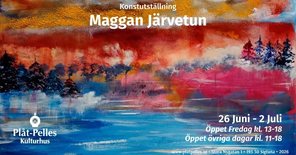 Konstutställning med Maggan Järvetun