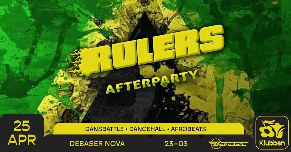 Rulers Afterparty | Debaser Klubben