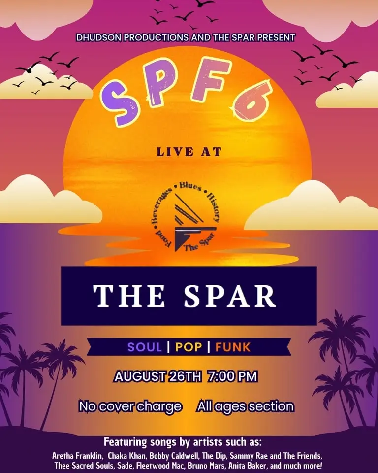 Funky Soul WEDNESDAY at The Spar: SPF6 Band (debut)