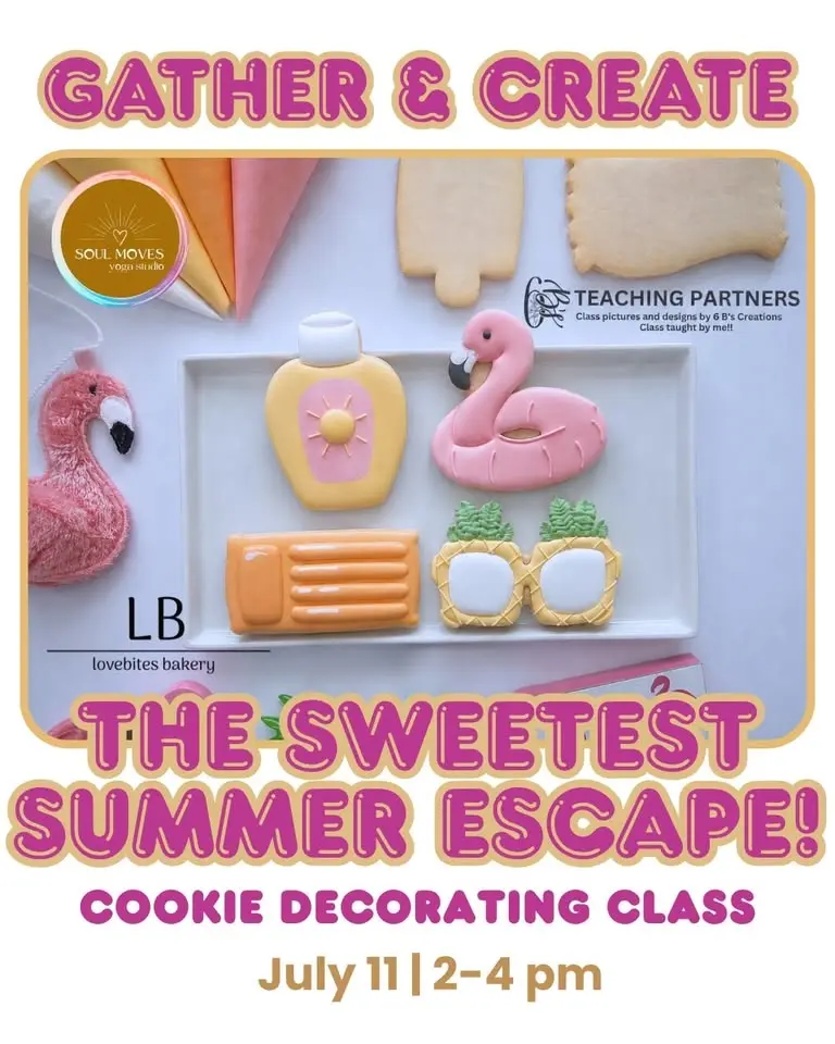 Gather & Create - Cookie Decorating Class - Summer Escape