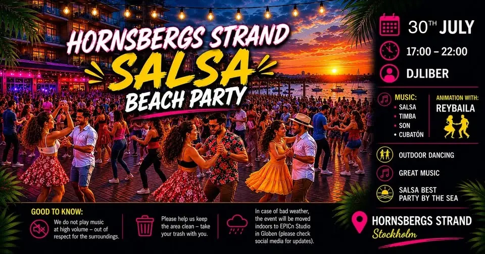 🌴Hornsbergs Strand  SALSA BEACH PARTY 🌴