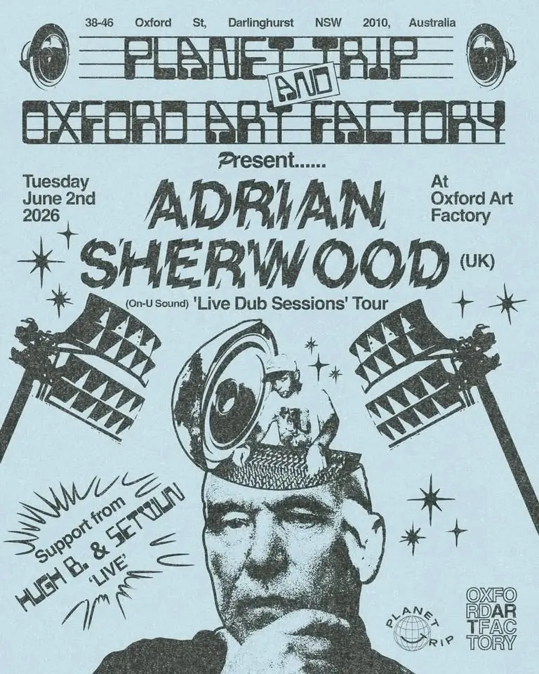 Adrian Sherwood [UK] ‘Live Dub Sessions’ Tour | Sydney