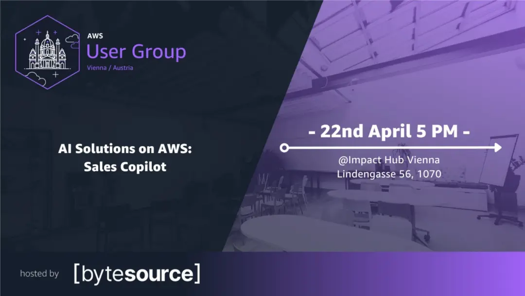 AWS Meetup #50 - hosted by Bytesource