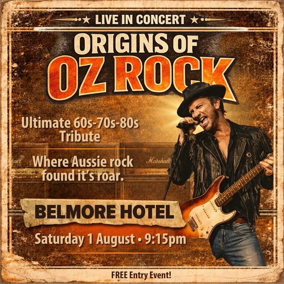 BELMORE HOTEL, MAITLAND | ORIGINS OF OZ ROCK