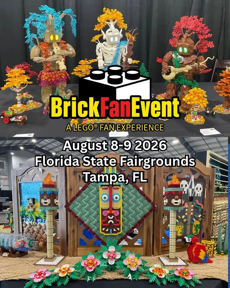 Brick Fan Event – A LEGO® Fan Experience | Tampa LEGO® Convention | August 8–9, 2026
