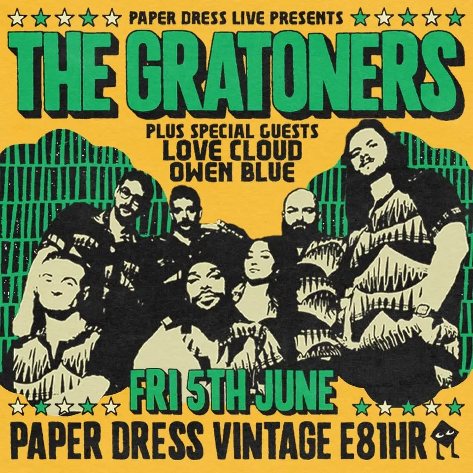 THE GRATONERS - PAPER DRESS VINTAGE┃Love Cloud┃Owen Blue 5th of June