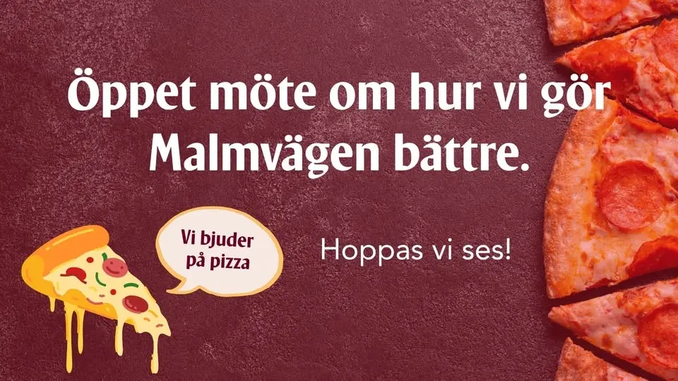Öppet möte på Pizza Park!