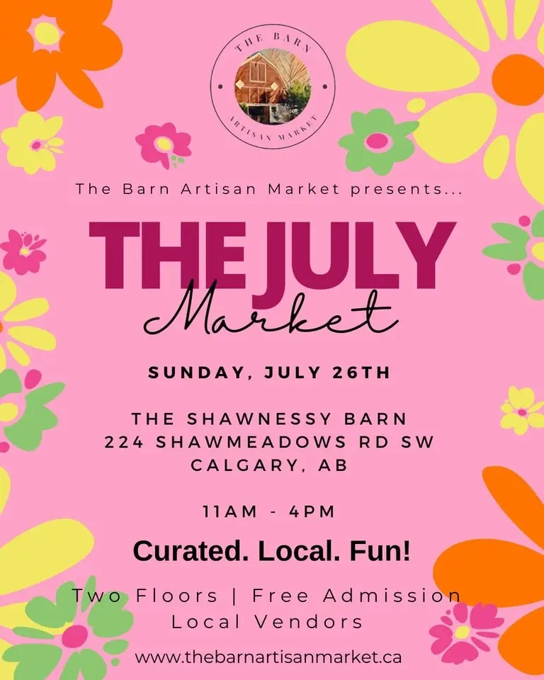 The Barn Artisan Market presents... The July Market!