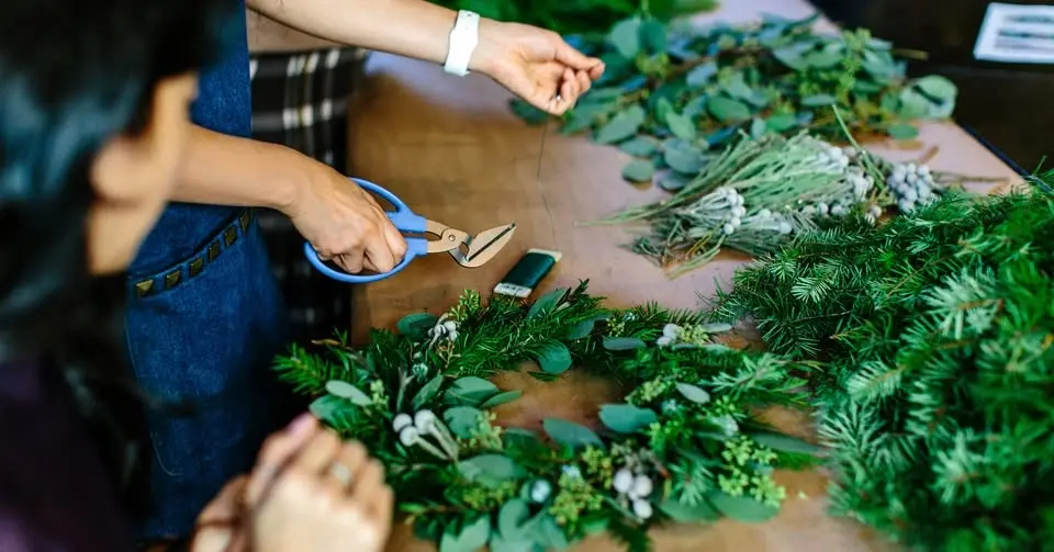 Julkransbindning i Torup (Workshop)