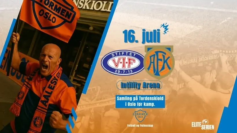BORTEKAMP I OSLO: Supportertreff på Tordenskiold før VIF vs AaFK