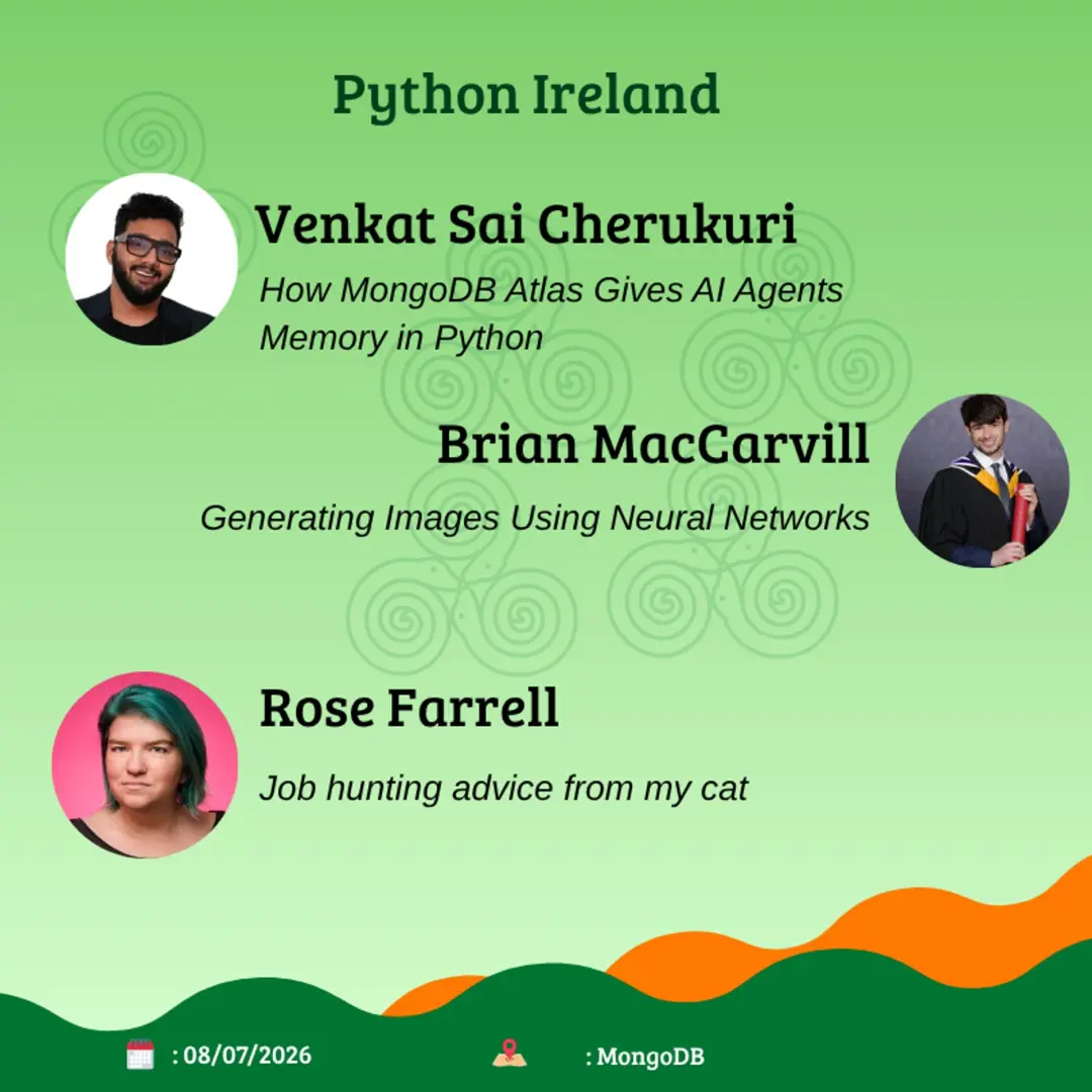 Python Ireland July 2026 Meetup