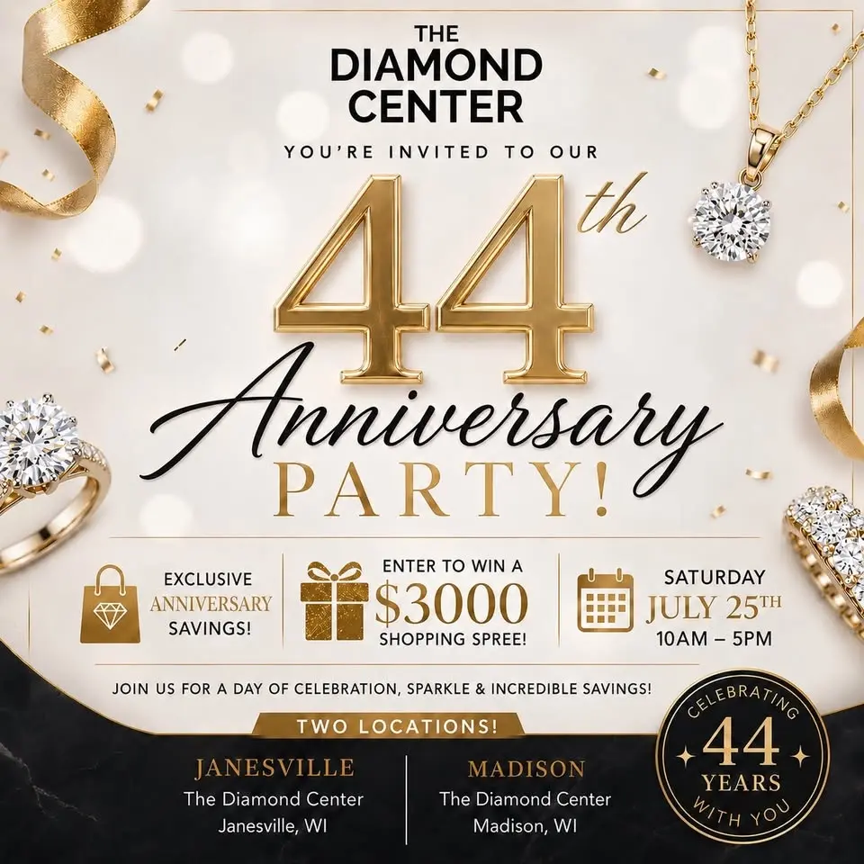 The Diamond Centers 44th Anniversary Celebration 🥂
