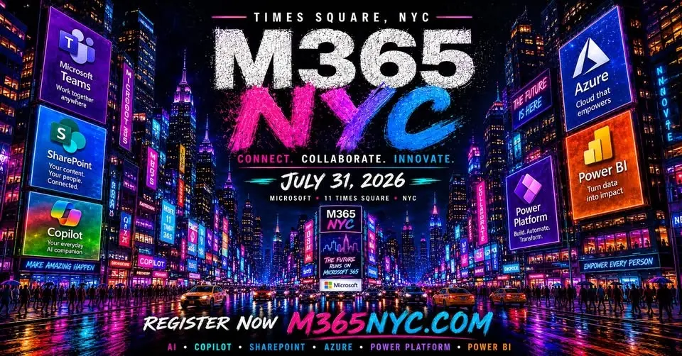 M365 Community Days NYC 2026