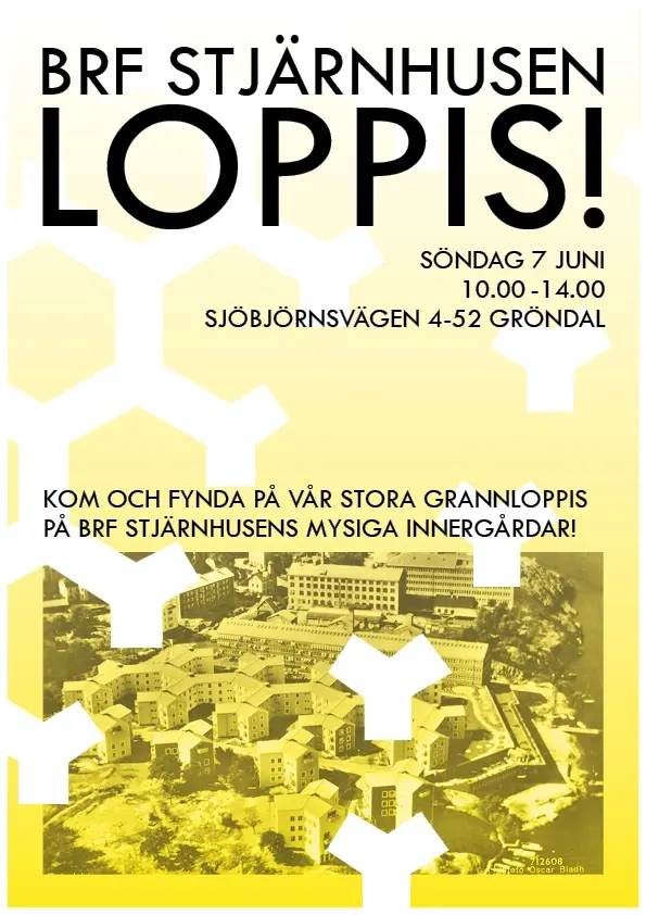 BRF Stjärnhusen Loppis!