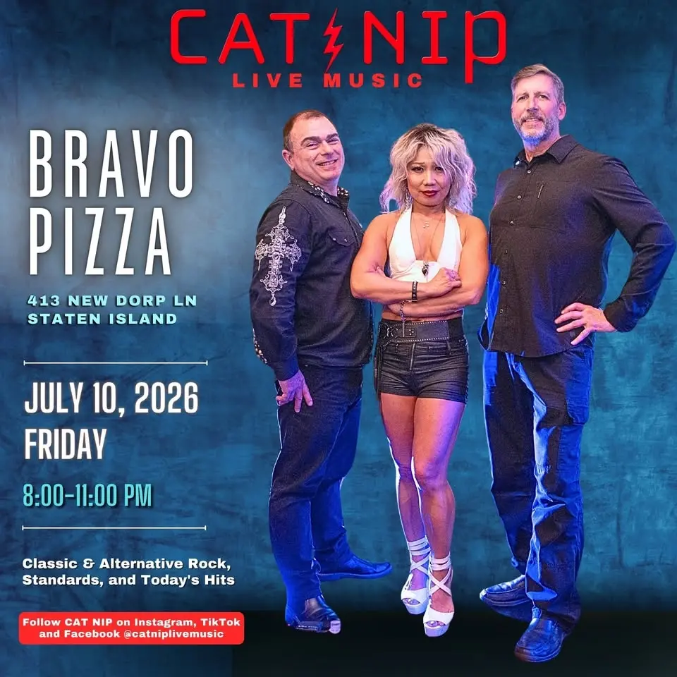 CAT NIP TGIF at Bravo Pizza in Staten Island