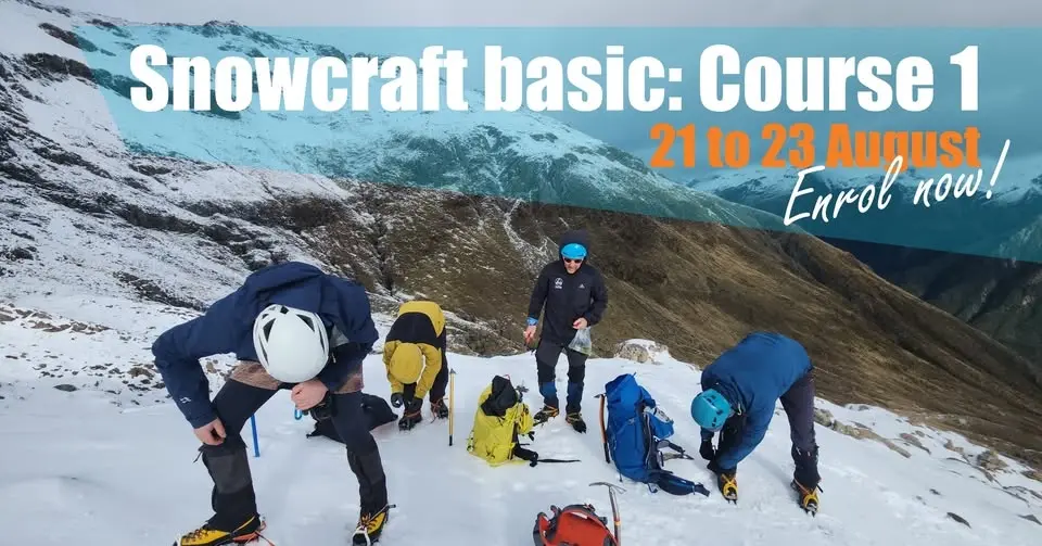 Basic Snowcraft course One: 21 - 23 August 2026