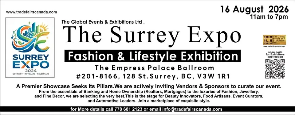 The Surrey Expo - Surrey,s Biggest  Fashion and  LIfestyle Exhibtion 