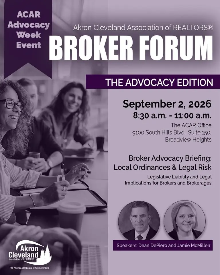 BROKER FORUM | Broker Advocacy Briefing – Local Ordinances & Legal Risk