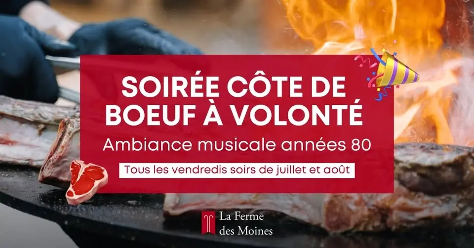 Soirée côte de bœuf À VOLONTÉ 🥩