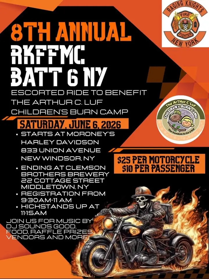 8th Annual RKFFMC BATT 6 NY Ride