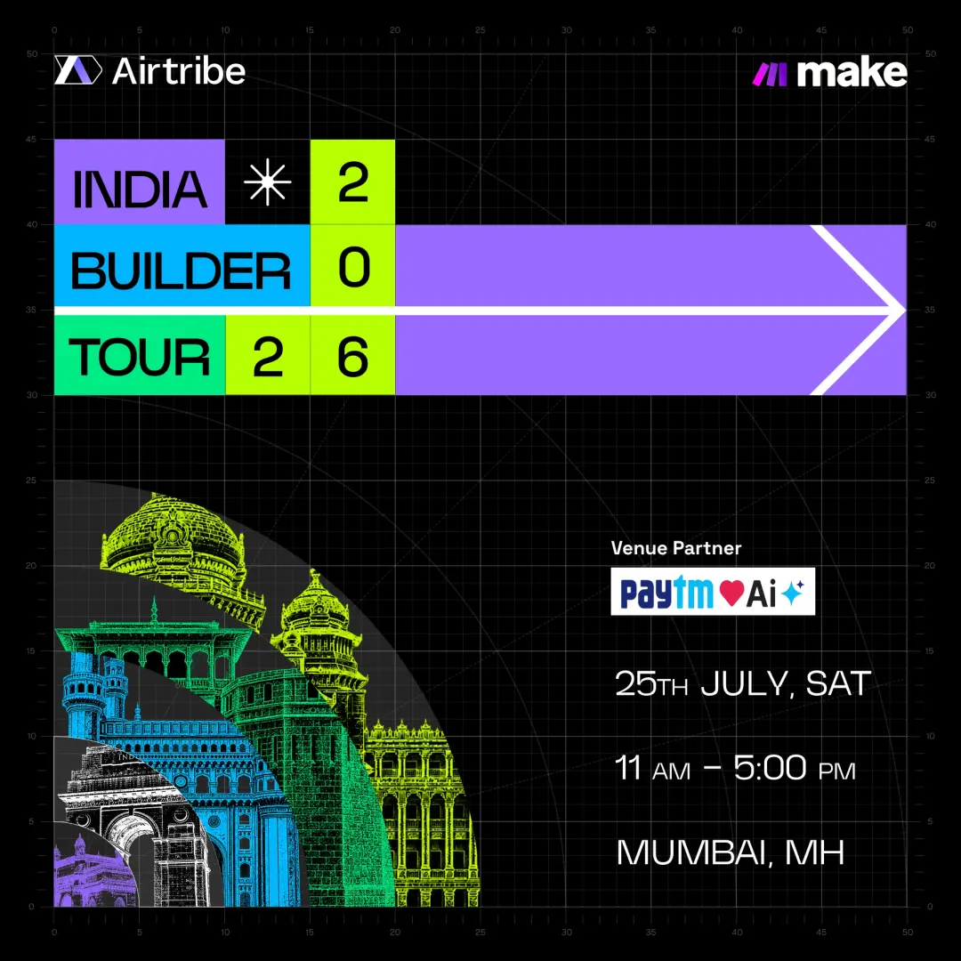 Let’s Create Our First AI Agent Together - Airtribe x Make - Mumbai Edition