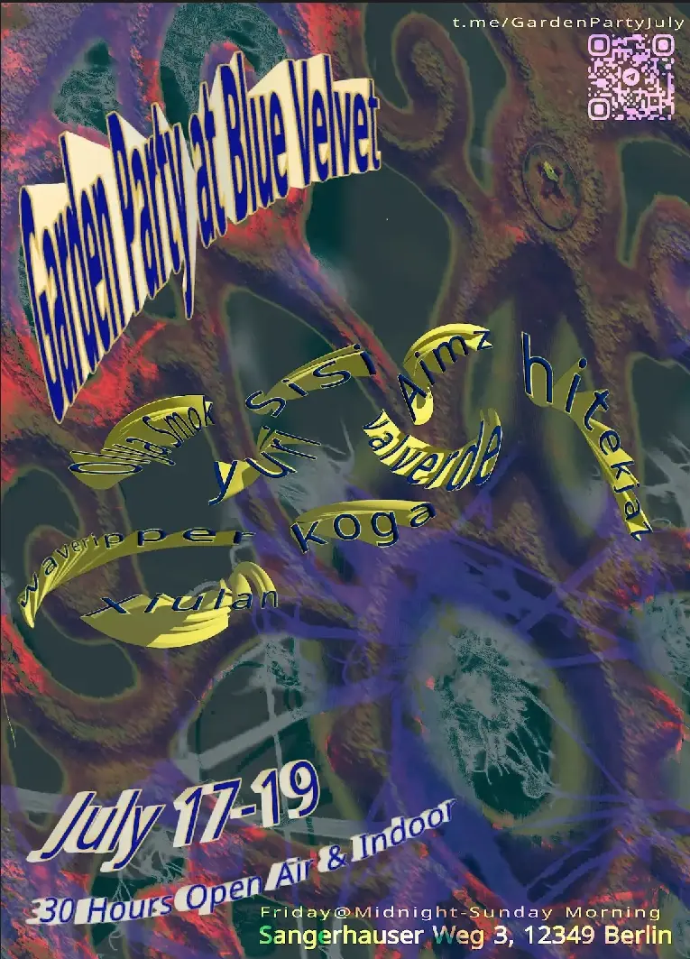 Garden Party at Blue Velvet