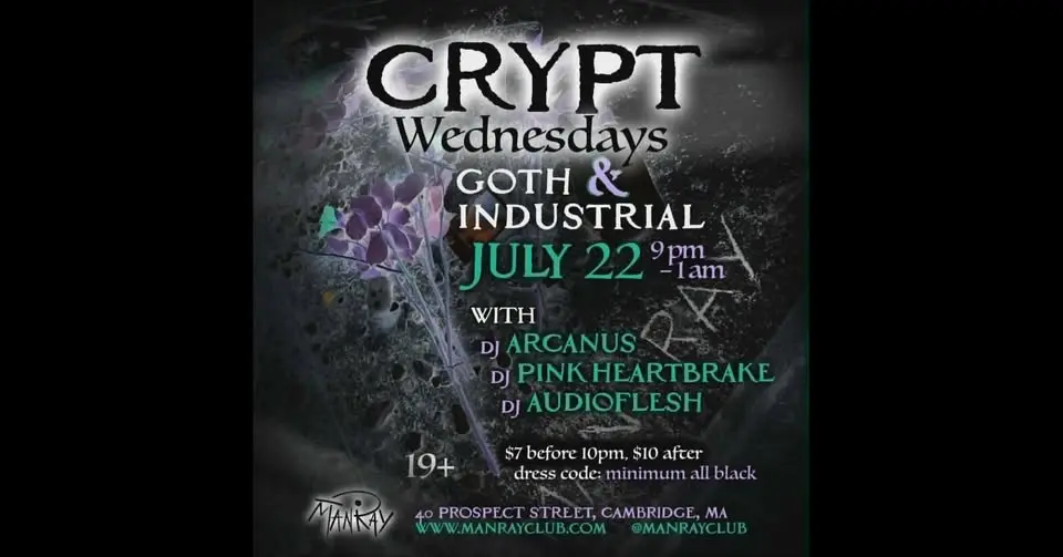 Crypt with DJ Arcanus & DJ AudioFlesh & DJ Pink Heartbrake