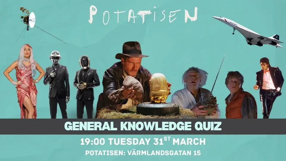 đ¶ Tuesday 31st March- General knowledge quiz & karaoke! đ€đč