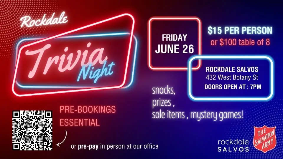 Red Shield Trivia Night