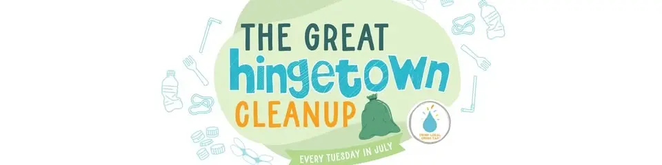 Plastic Free July Hingetown Cleanup July 21st