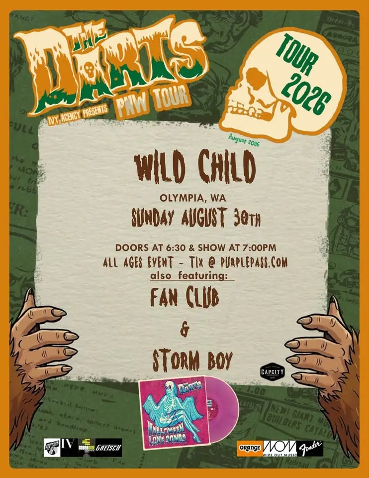 The Darts + Fan Club + Storm Boy at Wild Child 