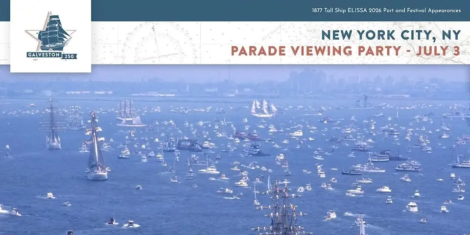 July 3 Parade Viewing Party on the 1877 Tall Ship ELISSA