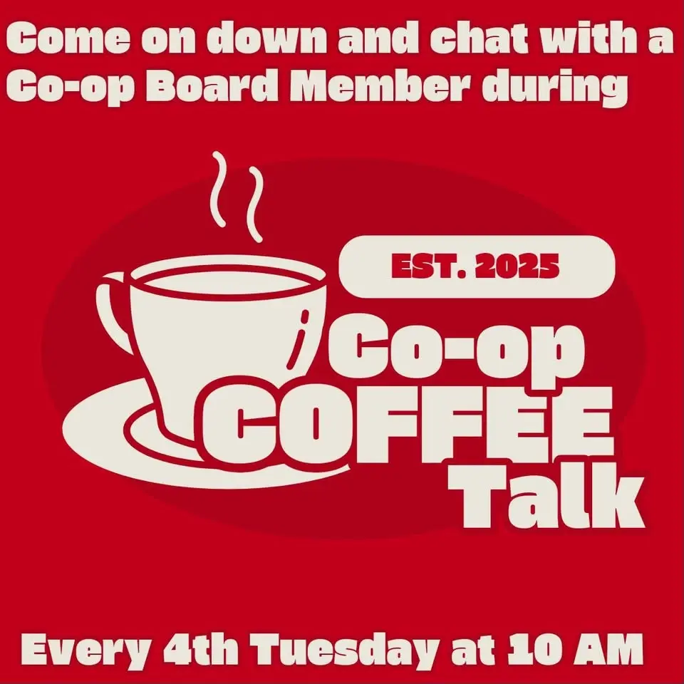 Co-op Coffee Talk (Monthly)