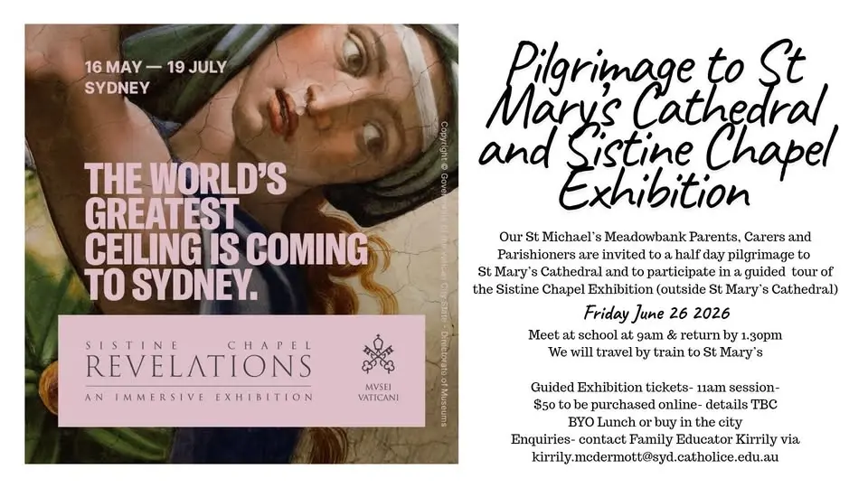 Pilgrimage to St Mary's Cathedral and Sistine Chapel Exhibition