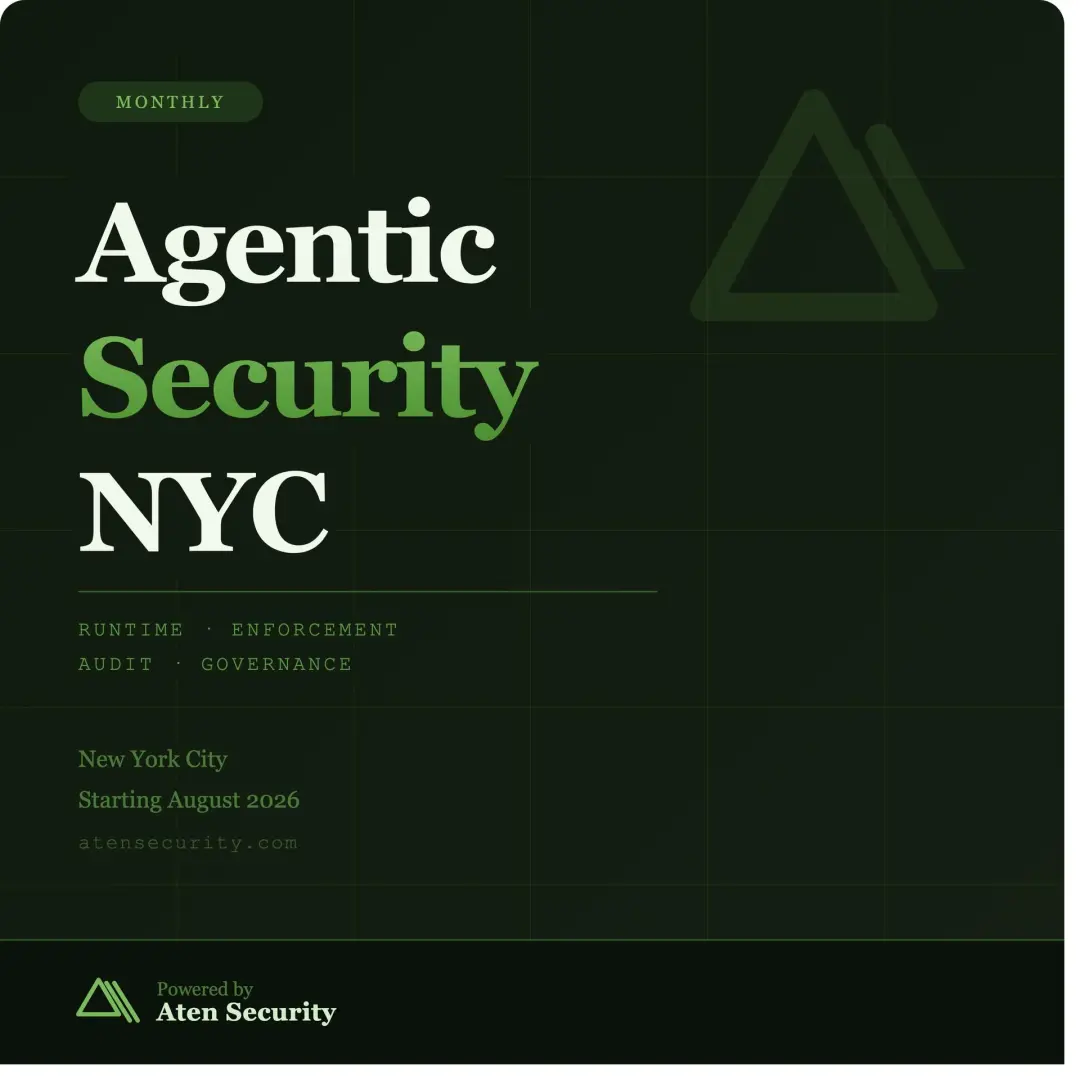 Agentic Security - Inaugural meetup