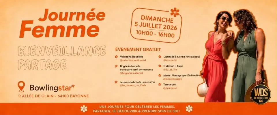 🌸 JOURNÉE FEMME 🌸 Dimanche 5 Juillet 10h - 16h 🌸