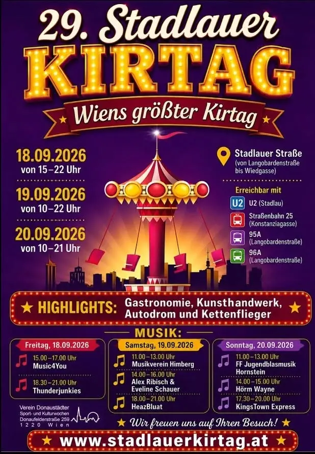 Austro-Duo Alex Ribisch & Eveline Schauer Live am Stadlauer Kirtag