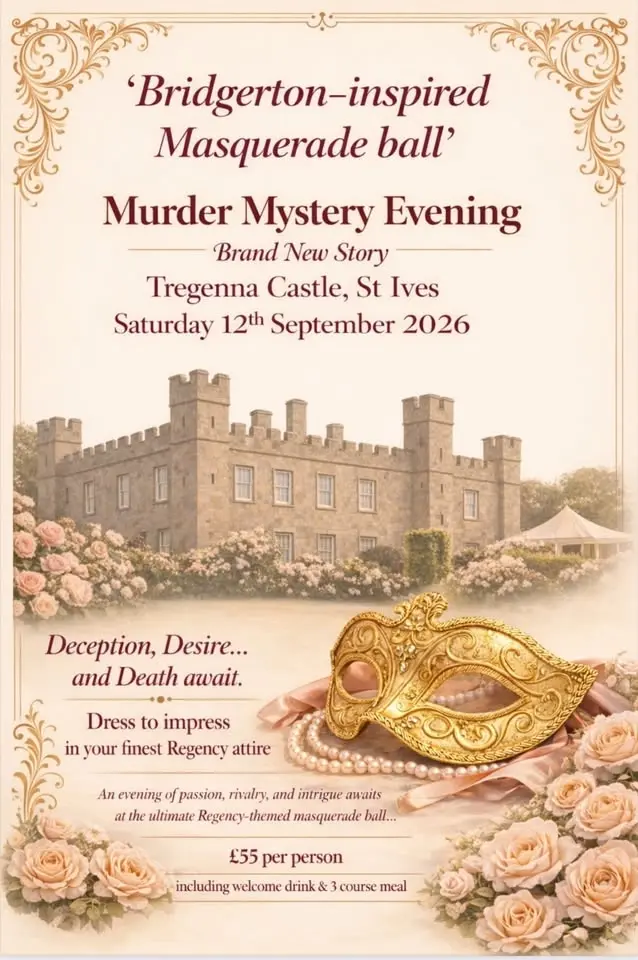 Bridgerton-inspired Masquerade Ball Murder Mystery
