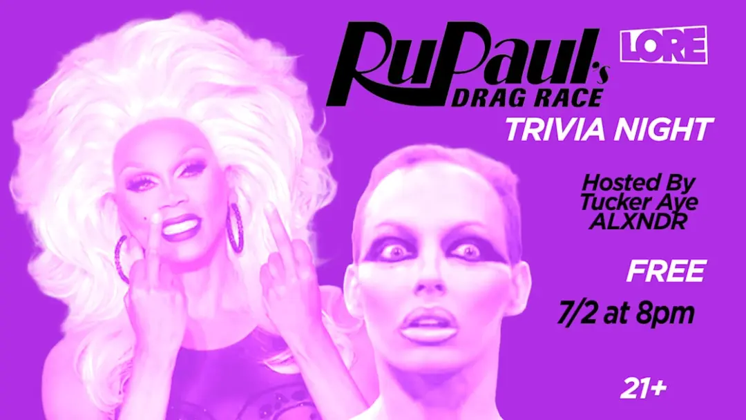 Rupaul's Drag Race Trivia Night (Free To Play)