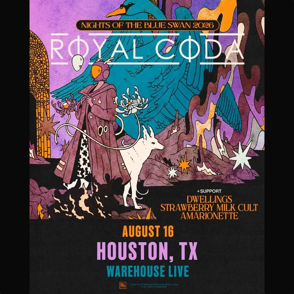 ROYAL CODA at Warehouse Live Midtown Sunday August 16, 2026
