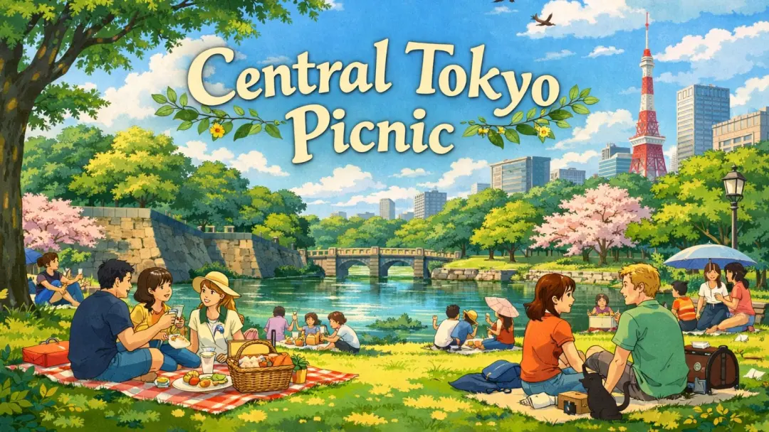 🌿 Central Tokyo Picnic 🚶♂️🚶♀️ Make Friends & Enjoy Spring Together!