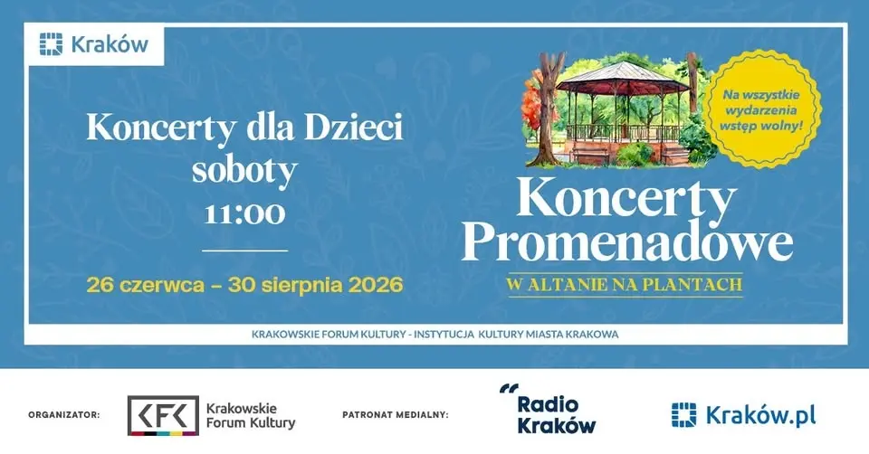 Koncerty Promenadowe dla dzieci: Kaszarka „Rodzinne pożegnanie lata”