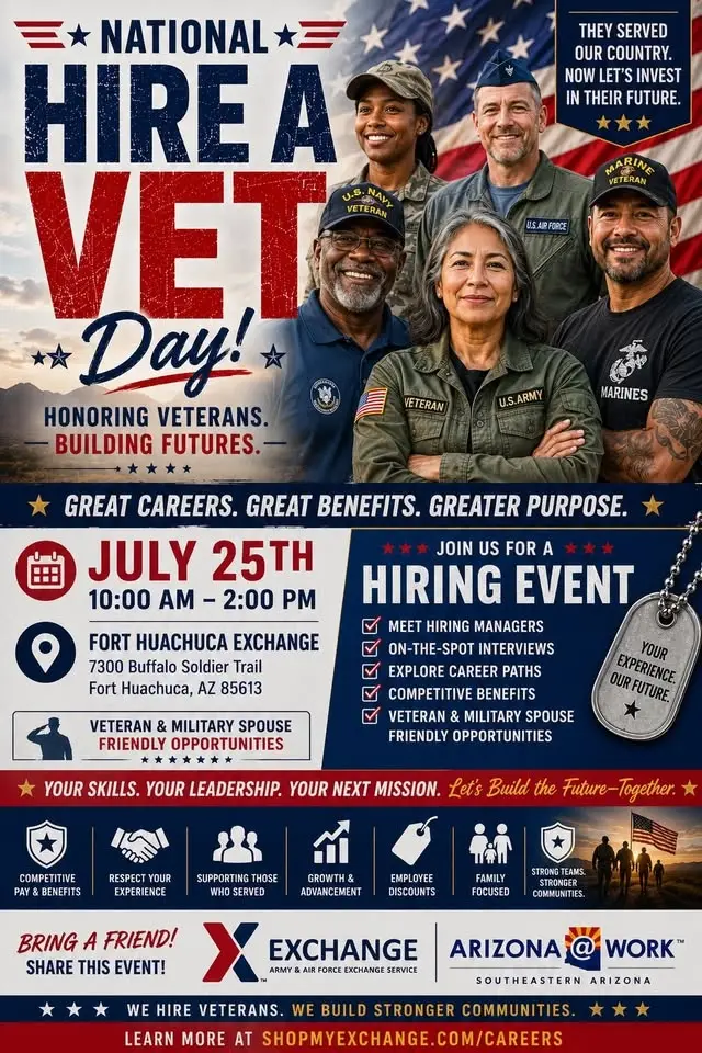 2026 Global Hire a Vet Day - Fort Huachuca