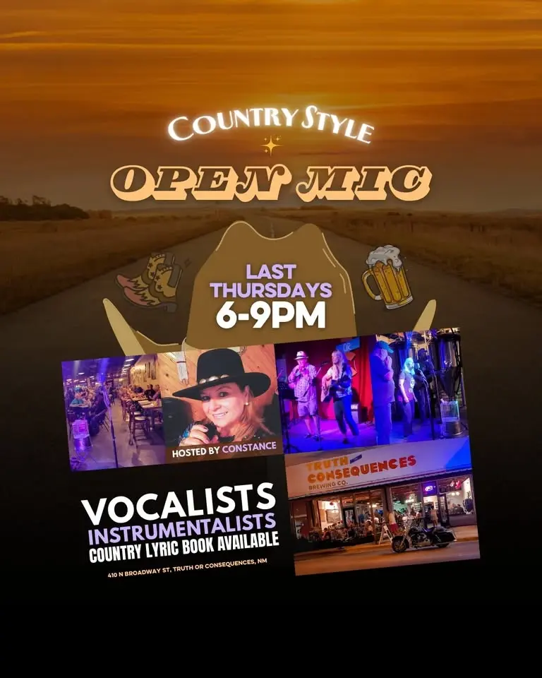 Country Open Mic Thursday with Constance 🎙️
